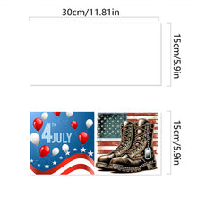 Load image into Gallery viewer, 6Pcs Independence Day Diamond Painting Greeting Cards DIY Diamond Drawing Card
