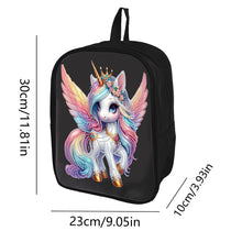 Load image into Gallery viewer, Mermaid Special Shape Diamond Art School Bag Diamond Art Knapsack for Art Crafts
