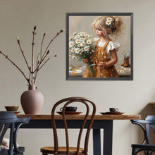 Load image into Gallery viewer, Diamond Painting - Full Round - Cute Girl (40*40CM)

