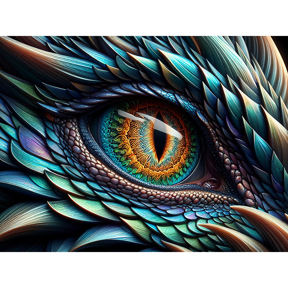 Diamond Painting - Full Round - Dragon Eyes (40*30CM)