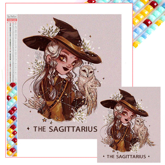 Diamond Painting - Full Square - Sagittarius Witch (50*60CM)
