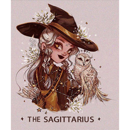 Diamond Painting - Full Square - Sagittarius Witch (50*60CM)