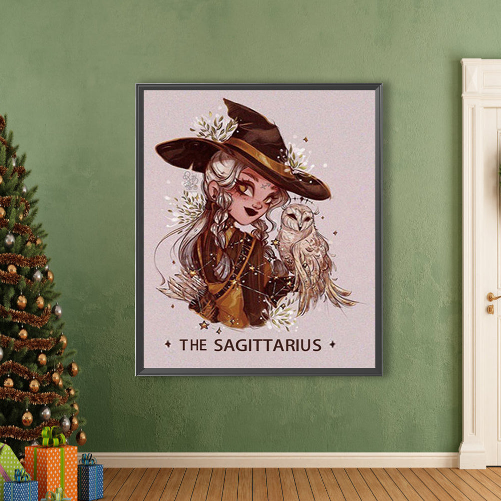 Diamond Painting - Full Square - Sagittarius Witch (50*60CM)
