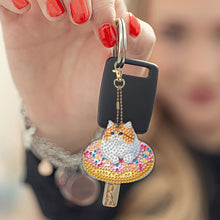 Load image into Gallery viewer, 6Pcs Double Sided Special Shaped Beautiful Pattern Full Drill Keyring for Adults
