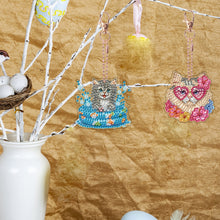 Load image into Gallery viewer, 6Pcs Double Sided Special Shaped Beautiful Pattern Full Drill Keyring for Adults
