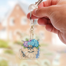 Load image into Gallery viewer, 6Pcs Double Sided Special Shaped Beautiful Pattern Full Drill Keyring for Adults
