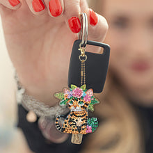 Load image into Gallery viewer, 6Pcs Double Sided Special Shaped Beautiful Pattern Full Drill Keyring for Adults
