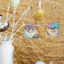 Load image into Gallery viewer, 6Pcs Double Sided Special Shaped Beautiful Pattern Full Drill Keyring for Adults
