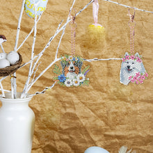 Load image into Gallery viewer, 6Pcs Double Sided Special Shaped Beautiful Pattern Full Drill Keyring for Adults
