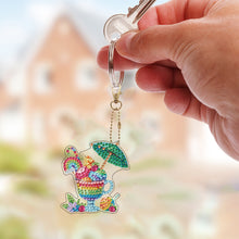 Load image into Gallery viewer, 6Pcs Double Sided Special Shaped Beautiful Pattern Full Drill Keyring for Adults
