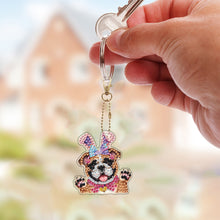 Load image into Gallery viewer, 6Pcs Double Sided Special Shaped Beautiful Pattern Full Drill Keyring for Adults
