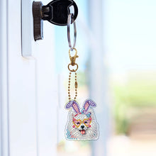 Load image into Gallery viewer, 6Pcs Double Sided Special Shaped Beautiful Pattern Full Drill Keyring for Adults
