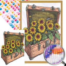 Load image into Gallery viewer, AB Diamond Painting - Full Round - Sunflowers In The Box (40*60CM)

