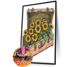 Load image into Gallery viewer, AB Diamond Painting - Full Round - Sunflowers In The Box (40*60CM)
