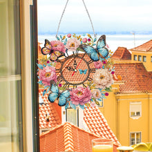 Load image into Gallery viewer, Acrylic Special Shape Flowers 5D Diamond Painting Clock Art Craft for Home Decor
