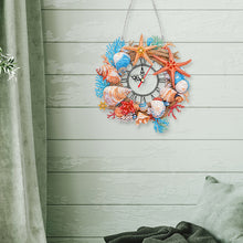 Load image into Gallery viewer, Acrylic Special Shape Flowers 5D Diamond Painting Clock Art Craft for Home Decor
