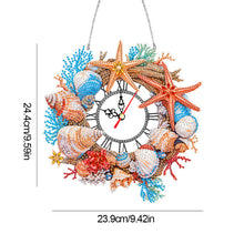 Load image into Gallery viewer, Acrylic Special Shape Flowers 5D Diamond Painting Clock Art Craft for Home Decor
