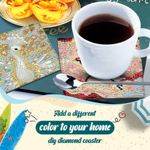 Load image into Gallery viewer, 6Pcs Wooden Beautiful Pattern DIY Diamond Painting Coaster Art with Storage Rack
