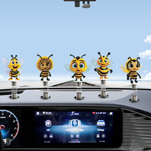 Load image into Gallery viewer, 5Pcs Bee Diamond Painting Car Dashboard Shake Head Doll Spring Stand Doll
