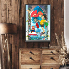 Load image into Gallery viewer, Diamond Painting - Full Round - Ponyo Princess On The Cliff (40*60CM)
