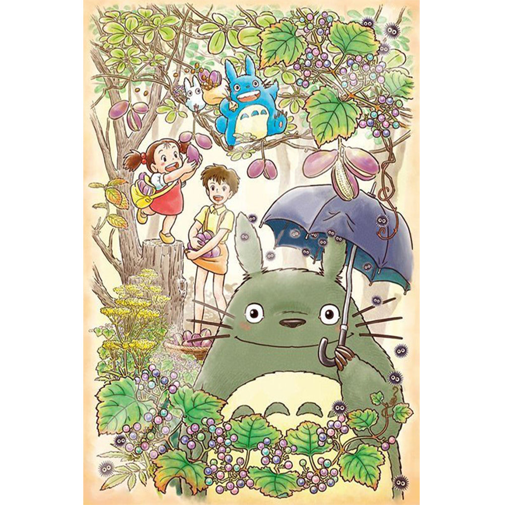 Diamond Painting - Full Round - My Neighbor Totoro (40*60CM)
