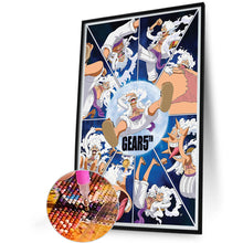 Load image into Gallery viewer, Diamond Painting - Full Round - Luffy Fifth Gear Sun God Nika (40*60CM)
