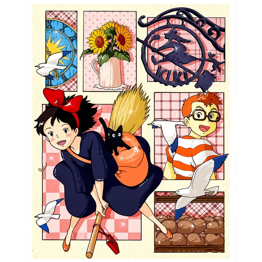 Diamond Painting - Full Round - Kiki'S Delivery (40*50CM)