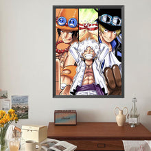 Load image into Gallery viewer, Diamond Painting - Full Round - One Piece Three Brothers (40*50CM)
