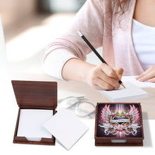 Load image into Gallery viewer, Wooden 5D Diamond Painting Kit Note Box with 160 Sheets Diamond Art Notepad Box
