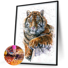Load image into Gallery viewer, Diamond Painting - Full Square - Tiger (30*40CM)
