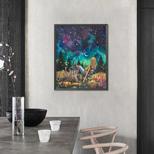 Load image into Gallery viewer, AB Diamond Painting - Full Round - Moon Watching At Night (40*50CM)
