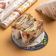 Load image into Gallery viewer, 4 Pcs Wooden Diamond Painting Placemats with Holder Round Diamond Art Table Mats
