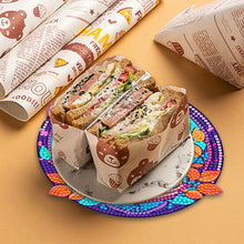 Load image into Gallery viewer, 4 Pcs Wooden Diamond Painting Placemats with Holder Round Diamond Art Table Mats
