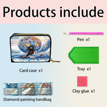 Load image into Gallery viewer, 5D DIY Diamond Painting Wallet Diamond Painting Card Holder Coin Purse DIY Craft
