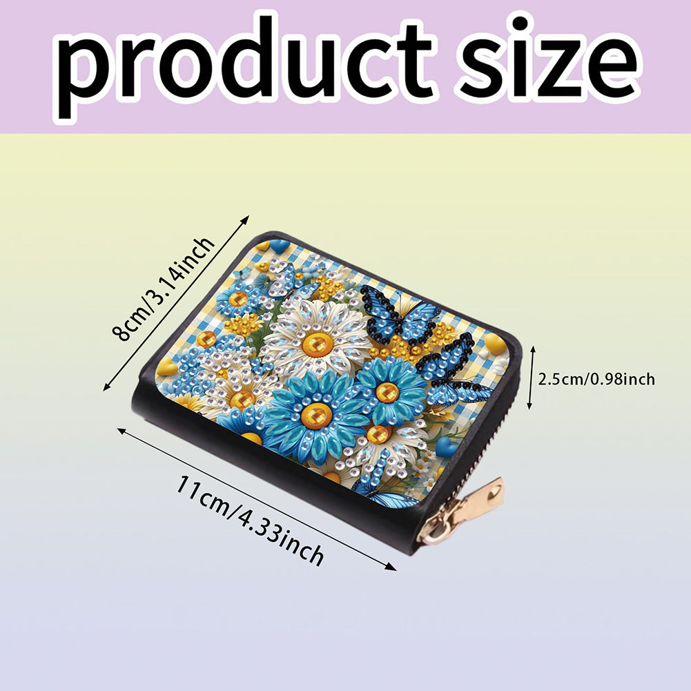 5D DIY Diamond Painting Wallet Diamond Painting Card Holder Coin Purse DIY Craft