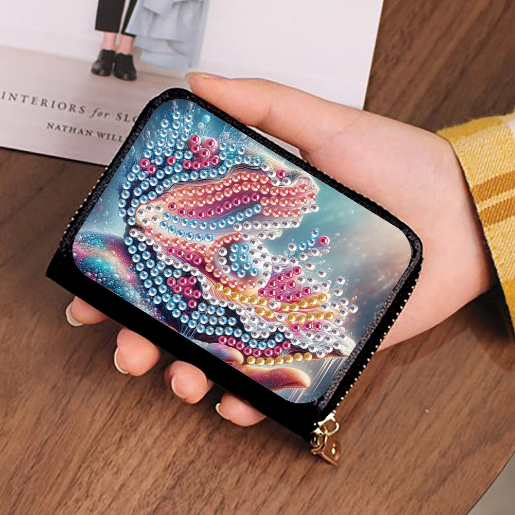 5D DIY Diamond Painting Wallet Diamond Painting Card Holder Coin Purse DIY Craft