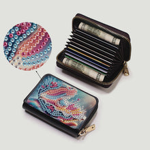 Load image into Gallery viewer, 5D DIY Diamond Painting Wallet Diamond Painting Card Holder Coin Purse DIY Craft
