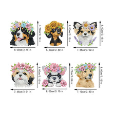 Load image into Gallery viewer, 6 Pieces/set Animal Cake DIY Diamond Painting Magnets Refrigerator Fridge Magnet
