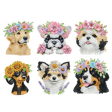 Load image into Gallery viewer, 6 Pieces/set Animal Cake DIY Diamond Painting Magnets Refrigerator Fridge Magnet
