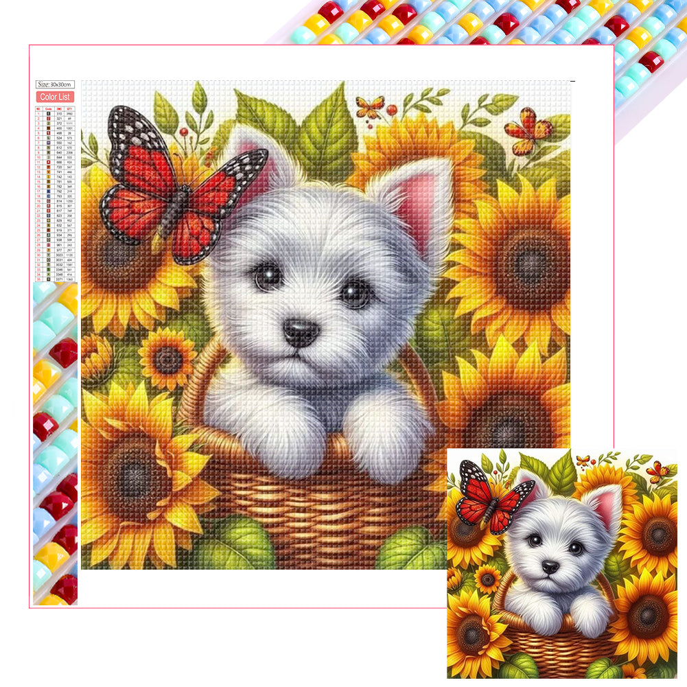 Diamond Painting - Full Square - West Highland (30*30CM)