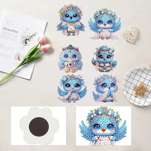Load image into Gallery viewer, 6pcs Flower Insect DIY Diamond Painting Magnet Refrigerator for Adults Beginners
