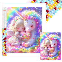 Load image into Gallery viewer, Diamond Painting - Full Square - Rainbow Pony (30*40CM)
