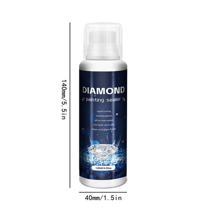5D Diamond Painting Drill Brightener with Brushes Diamond Painting Shiny Sealant