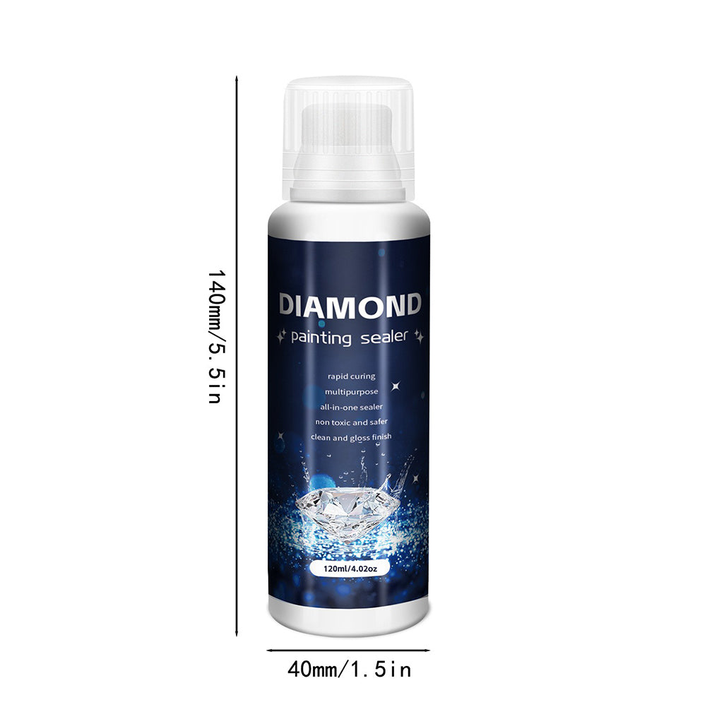 5D Diamond Painting Drill Brightener with Brushes Diamond Painting Shiny Sealant