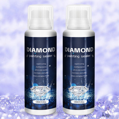 5D Diamond Painting Drill Brightener with Brushes Diamond Painting Shiny Sealant