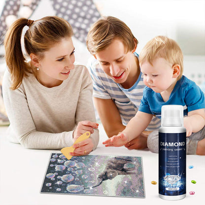5D Diamond Painting Drill Brightener with Brushes Diamond Painting Shiny Sealant
