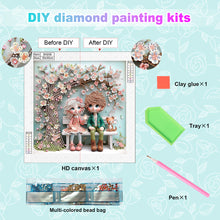 Load image into Gallery viewer, Diamond Painting - Partial Special Shaped - Cute Children (30*30CM)
