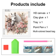 Load image into Gallery viewer, Diamond Painting - Partial Special Shaped - Horse (30*30CM)
