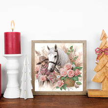 Load image into Gallery viewer, Diamond Painting - Partial Special Shaped - Horse (30*30CM)
