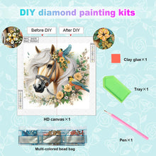 Load image into Gallery viewer, Diamond Painting - Partial Special Shaped - Horse (30*30CM)
